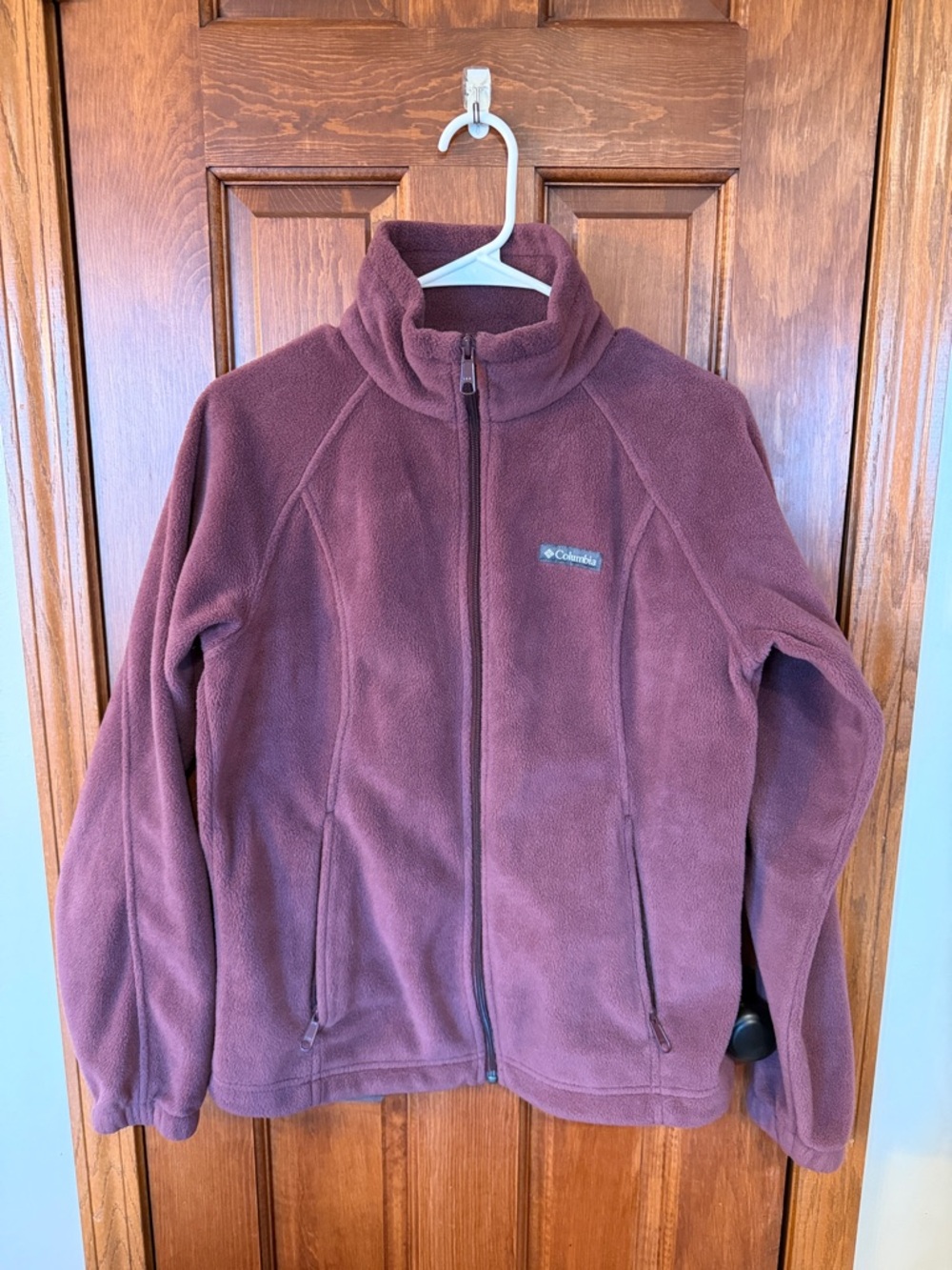 Columbia Women's Deep Plum Full-Zip Fleece Jacket
